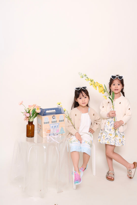 Bee Cardigan - Hazelnut