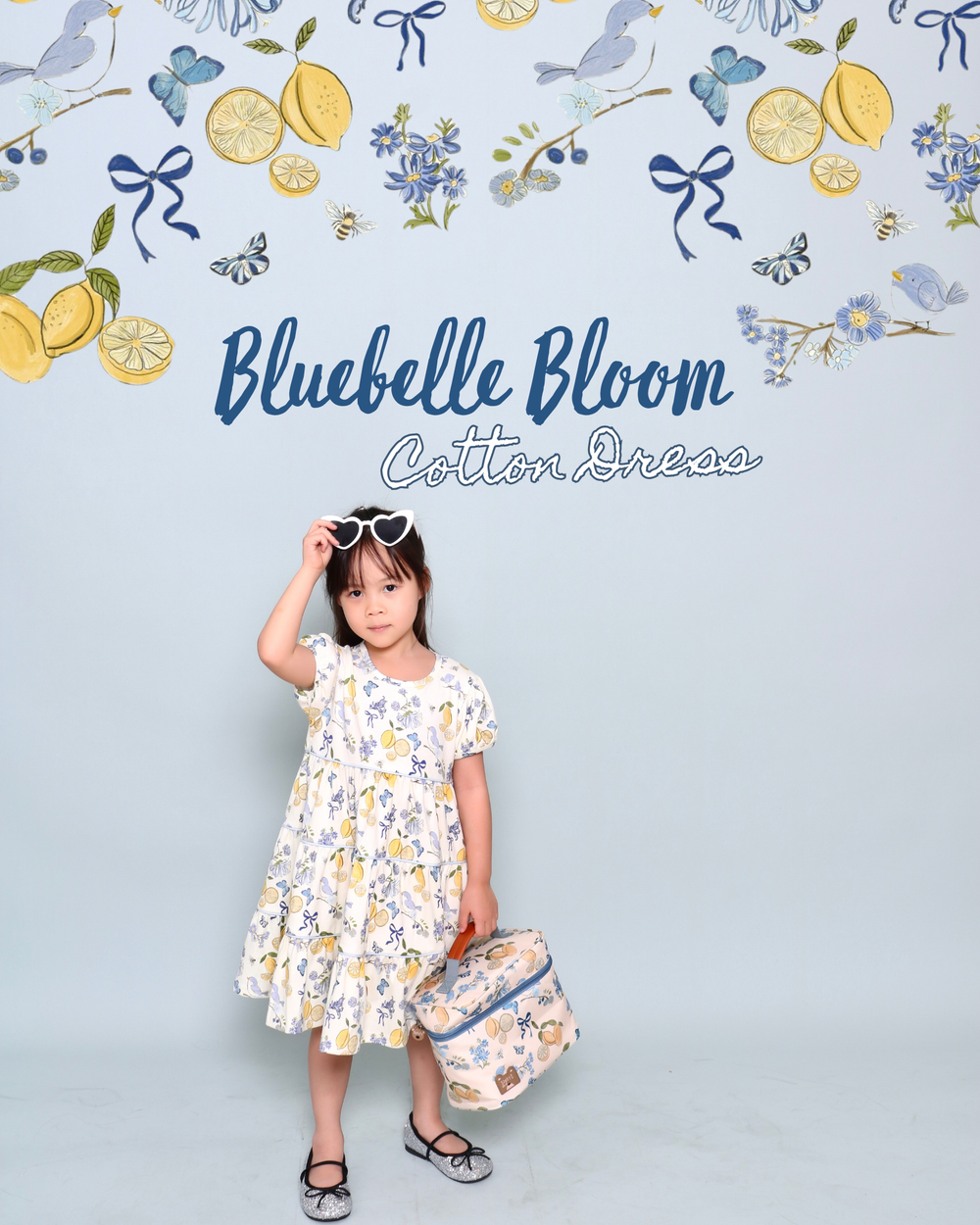 [PRE-ORDER] Bluebelle Bloom Cotton Dress