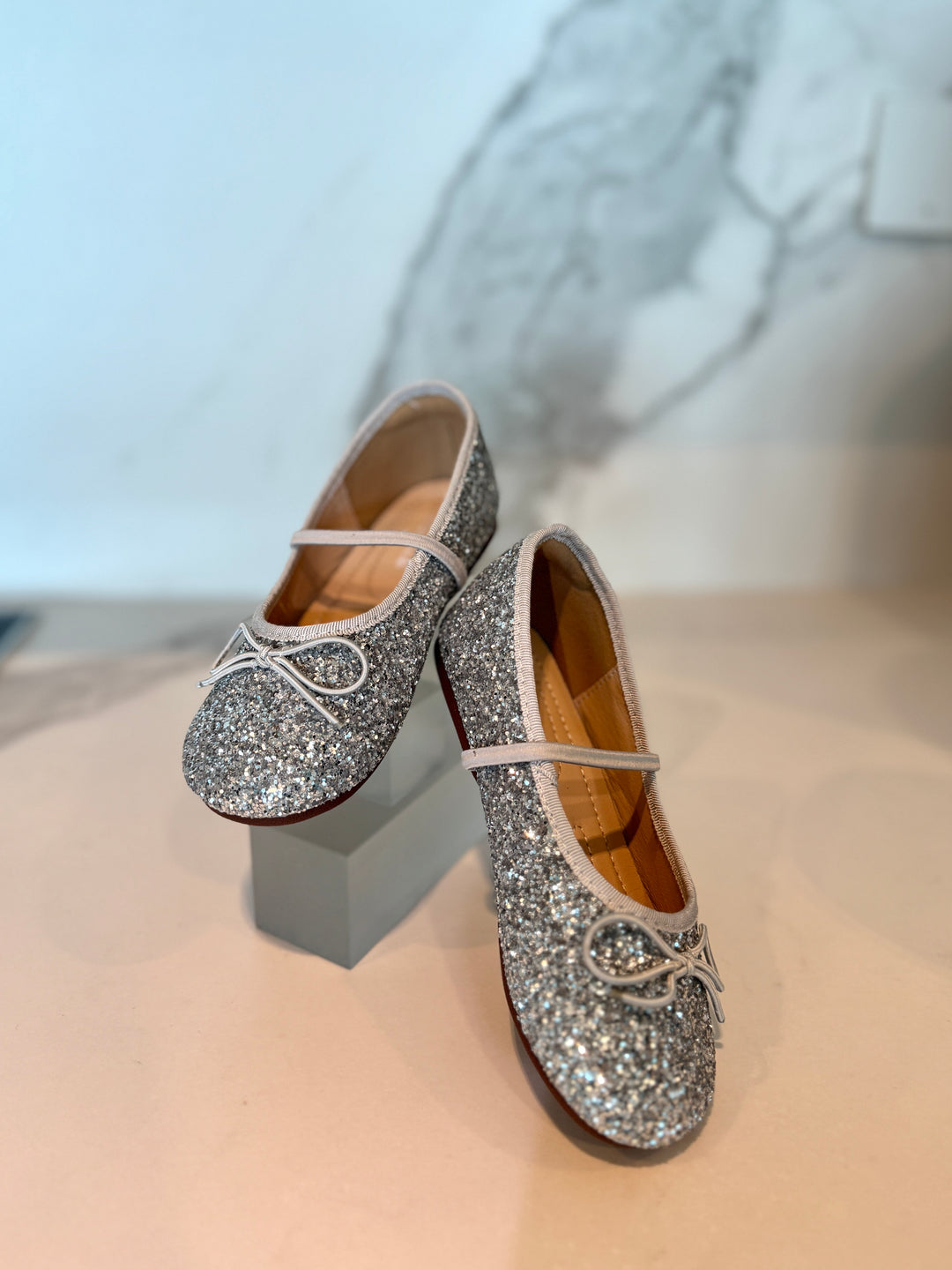Sparkly Shoes - Silver Starlight