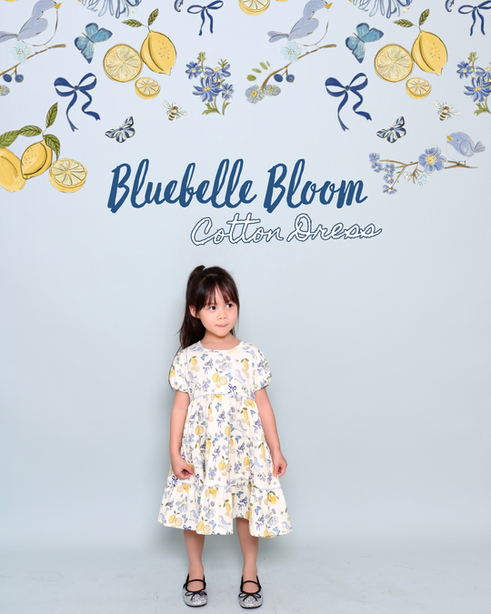 [PRE-ORDER] Bluebelle Bloom Cotton Dress