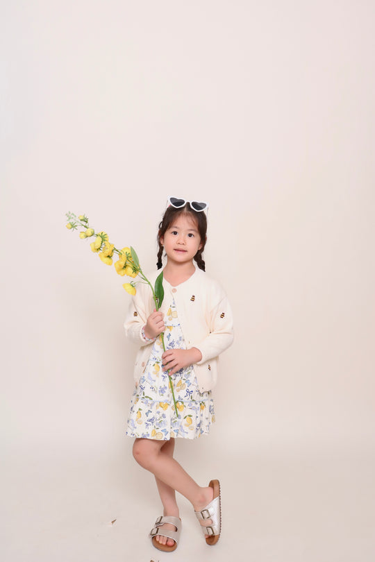 Bee Cardigan - Cream