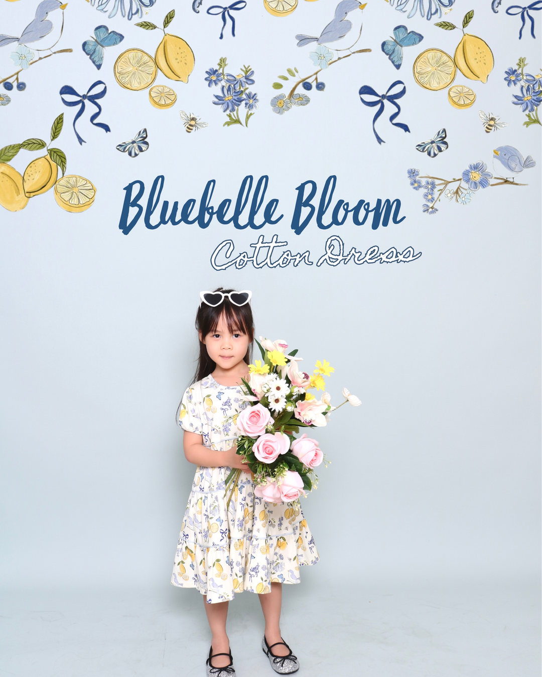 [PRE-ORDER] Bluebelle Bloom Cotton Dress