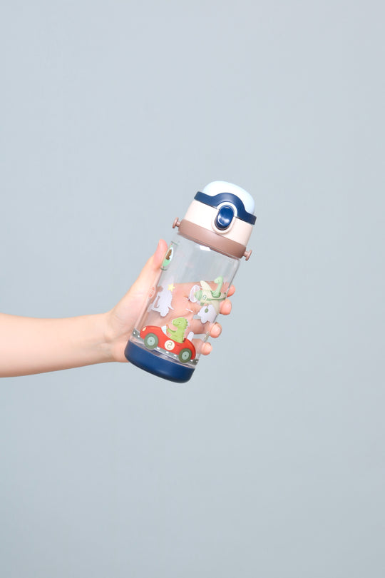 [PREORDER] Dino on Wheels Tritan Water Bottle