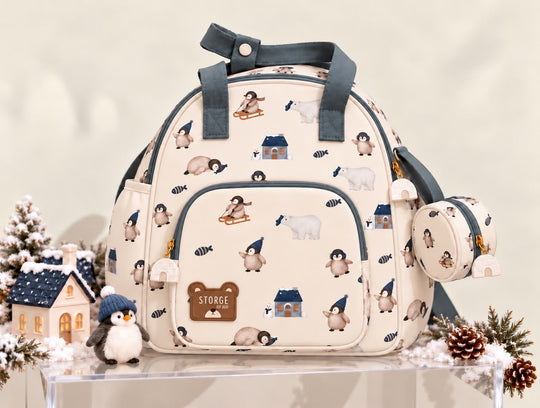 PO Penguin Parade Adult Diaper Bag