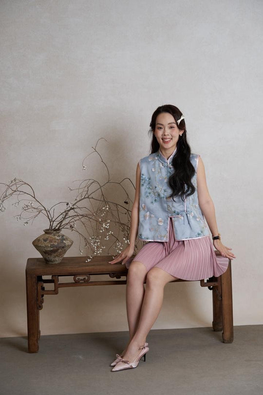 Pleated Skorts - Blush