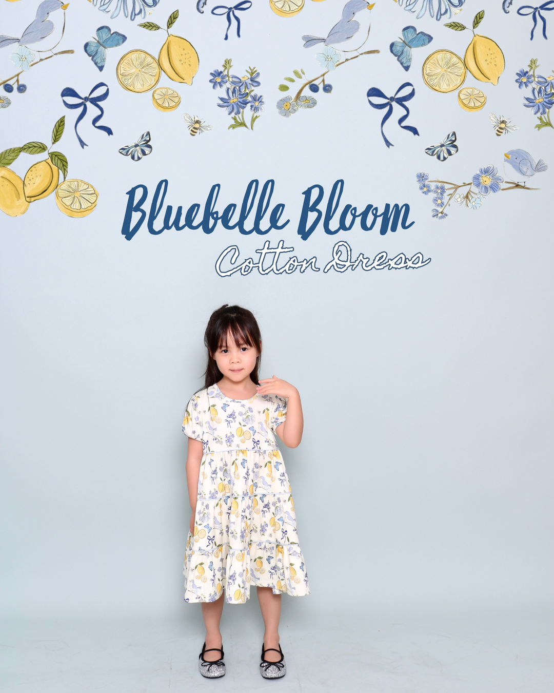 [PRE-ORDER] Bluebelle Bloom Cotton Dress