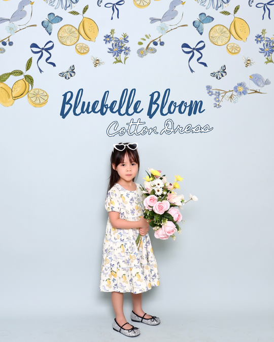 [PRE-ORDER] Bluebelle Bloom Cotton Dress