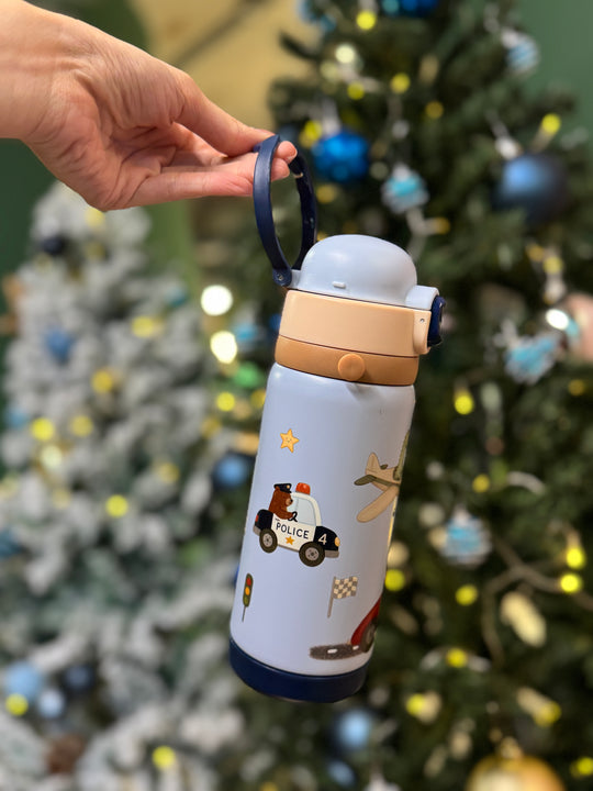 [PREORDER] Dino on Wheels Thermal Water Bottle