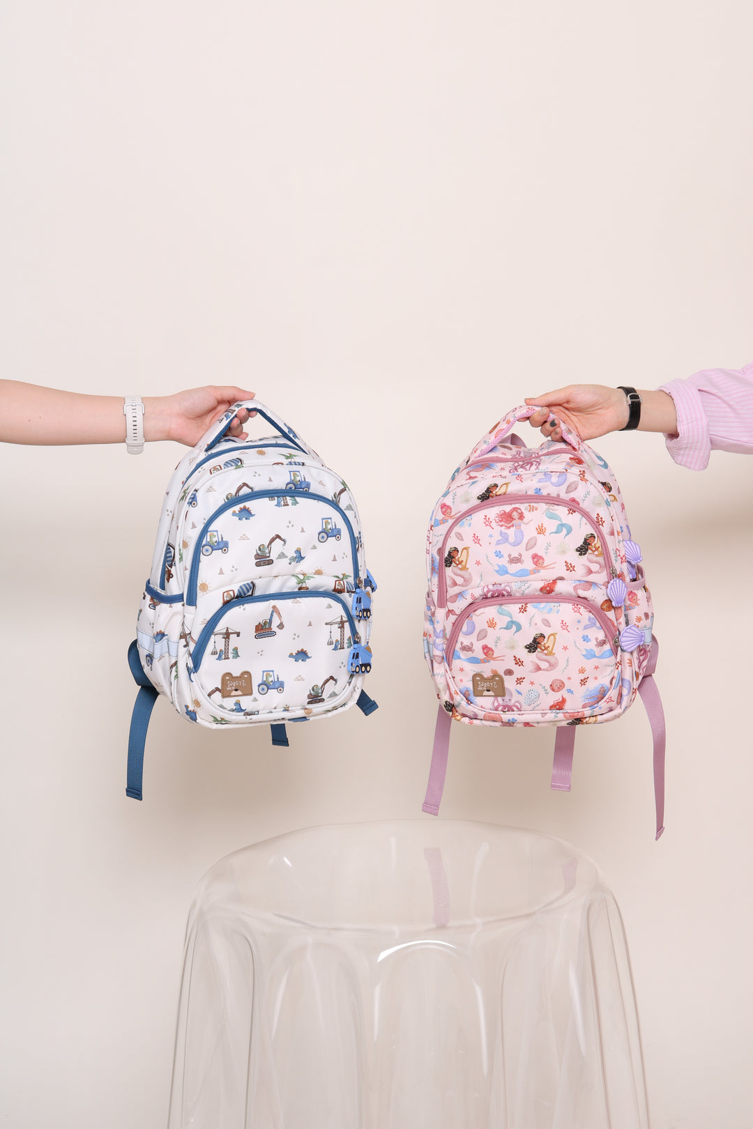 PO Dino Construction Toddler Bag