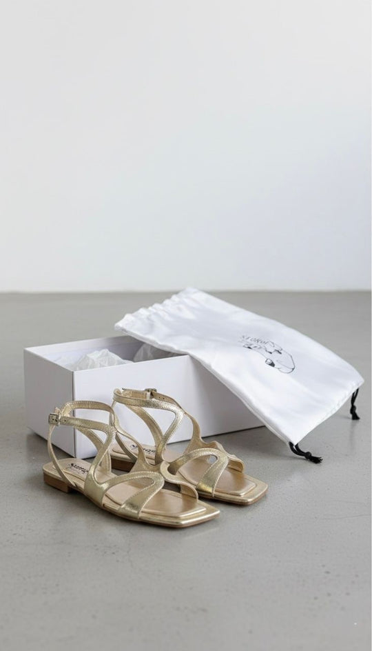[PRE-ORDER] Leather Sandals (GOLD)