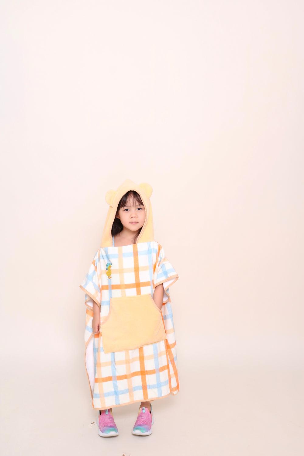 Gingham Poncho