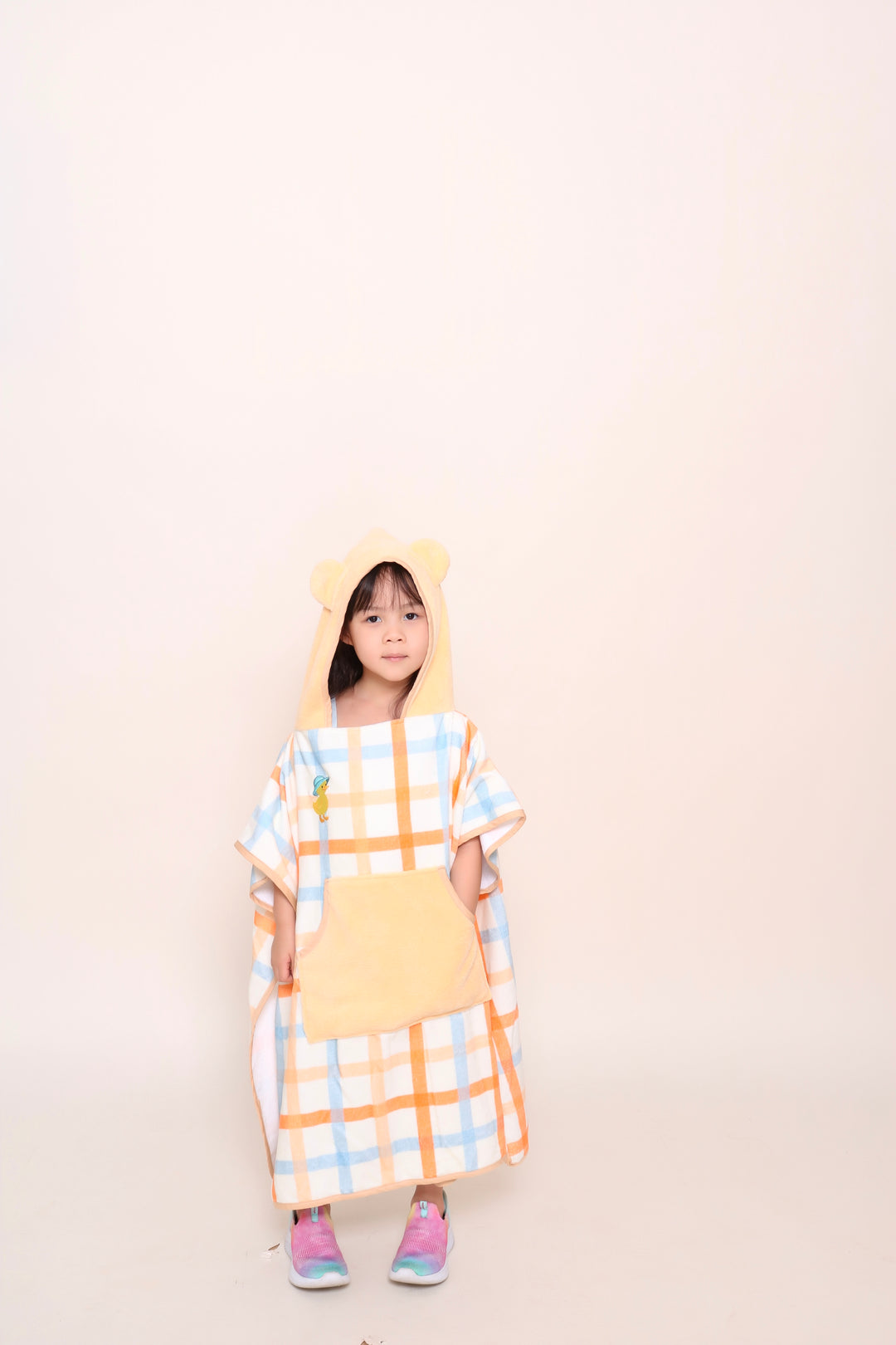 Gingham Poncho