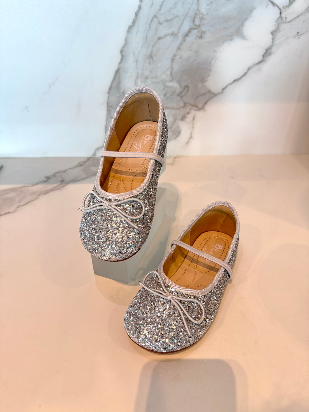 Sparkly Shoes - Silver Starlight