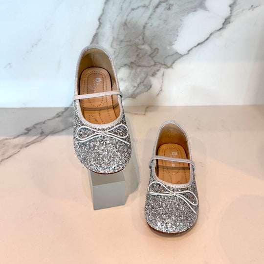 Sparkly Shoes - Silver Starlight