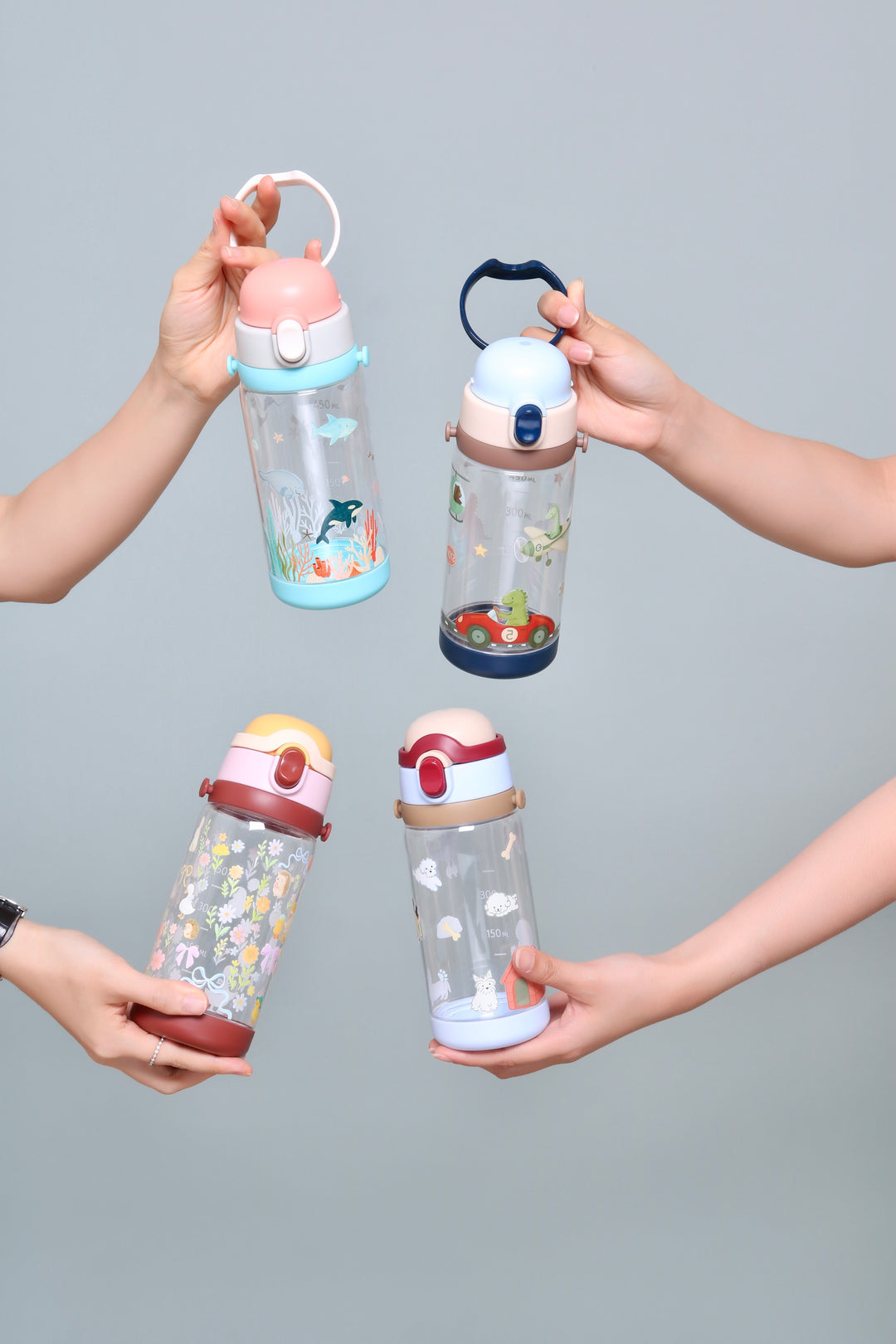 [PREORDER] Dino on Wheels Tritan Water Bottle