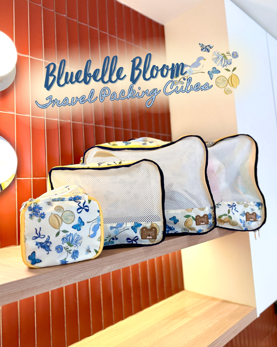 [PRE-ORDER] Bluebelle Bloom Travel Packing Cubes