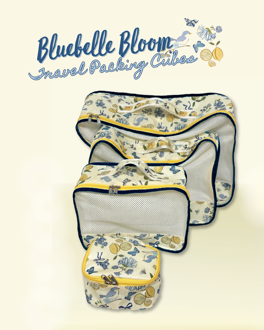 [PRE-ORDER] Bluebelle Bloom Travel Packing Cubes