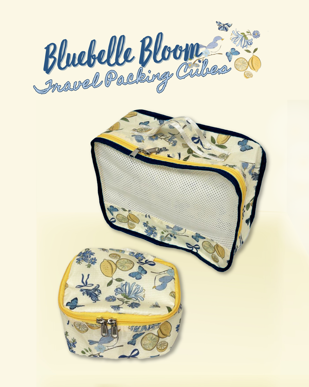 [PRE-ORDER] Bluebelle Bloom Travel Packing Cubes