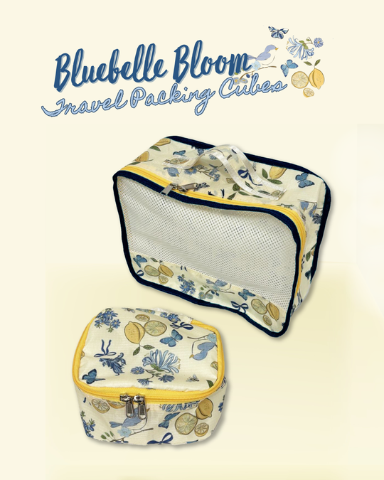 [PRE-ORDER] Bluebelle Bloom Travel Packing Cubes
