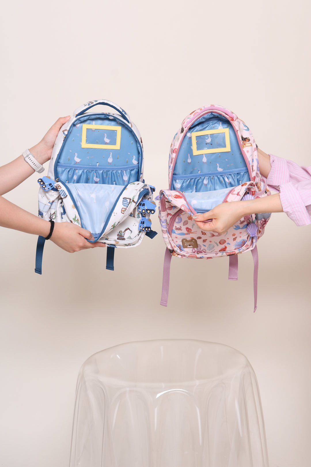 PO Dino Construction Toddler Bag