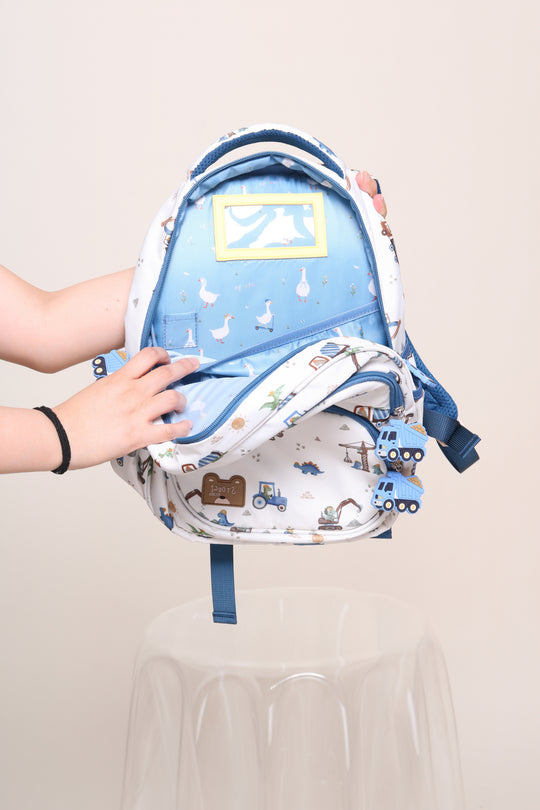 PO Dino Construction Toddler Bag