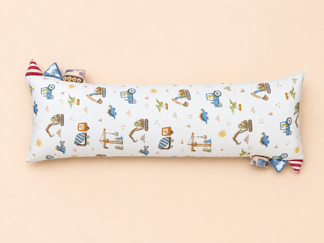 [PRE-ORDER] Construction Dino Pillowcase