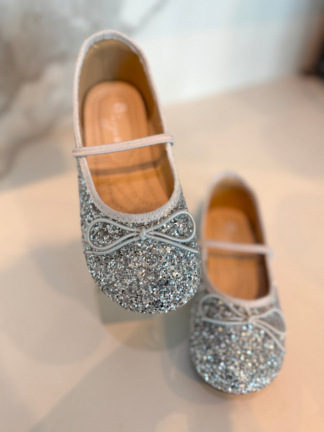 Sparkly Shoes - Silver Starlight