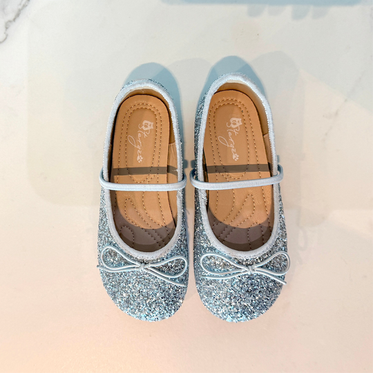 Sparkly Shoes - Silver Starlight