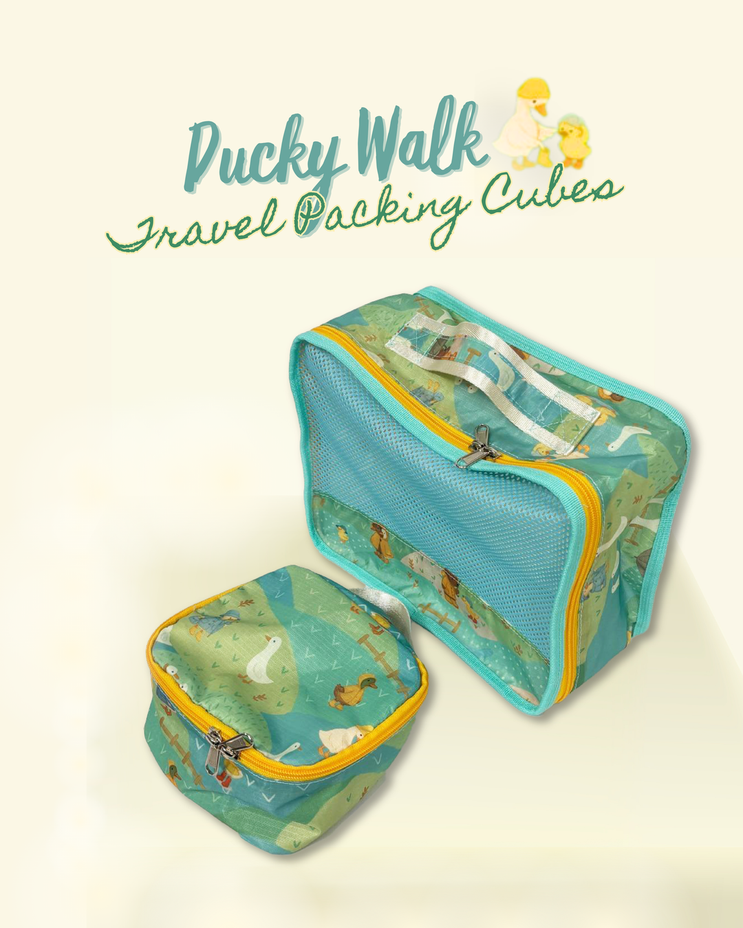 [PRE-ORDER] Ducky Walk Travel Packing Cubes