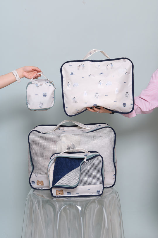 PO Penguin Parade Packing Cubes