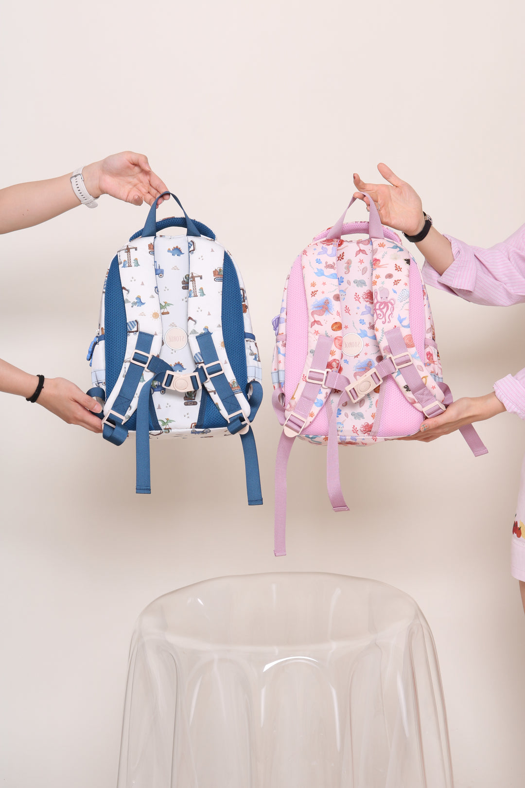 PO Dino Construction Toddler Bag