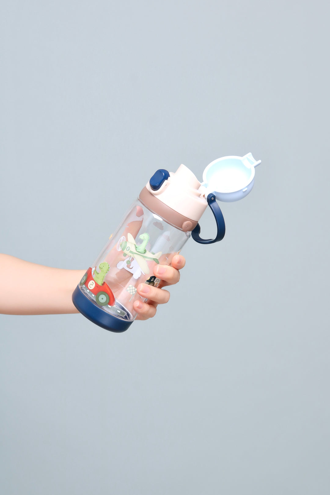 [PREORDER] Dino on Wheels Tritan Water Bottle