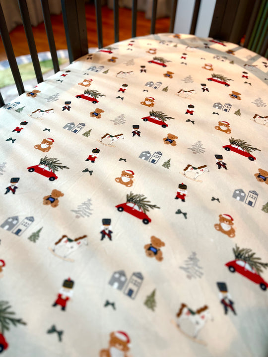 Christmas Cot Sheet