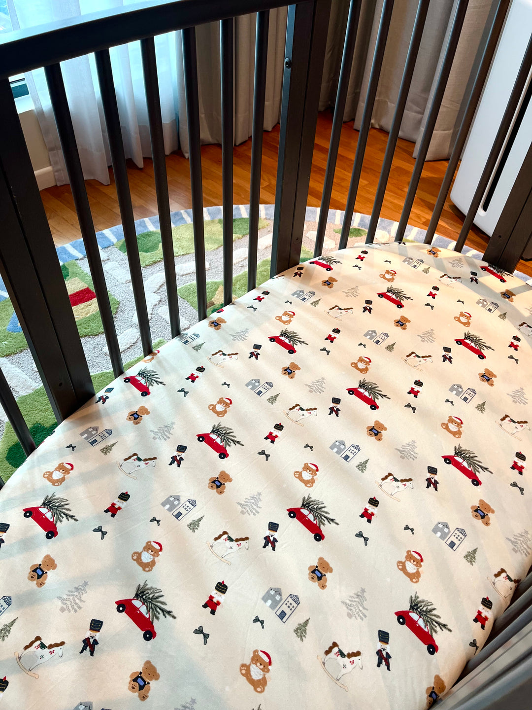 Christmas Cot Sheet