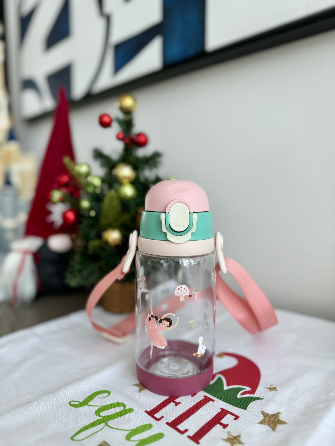 Water Bottle Strap - Pink