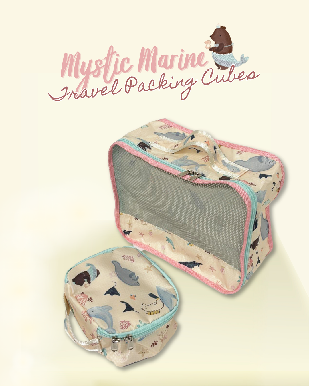 [PRE-ORDER] Mystic Marine Travel Packing Cubes