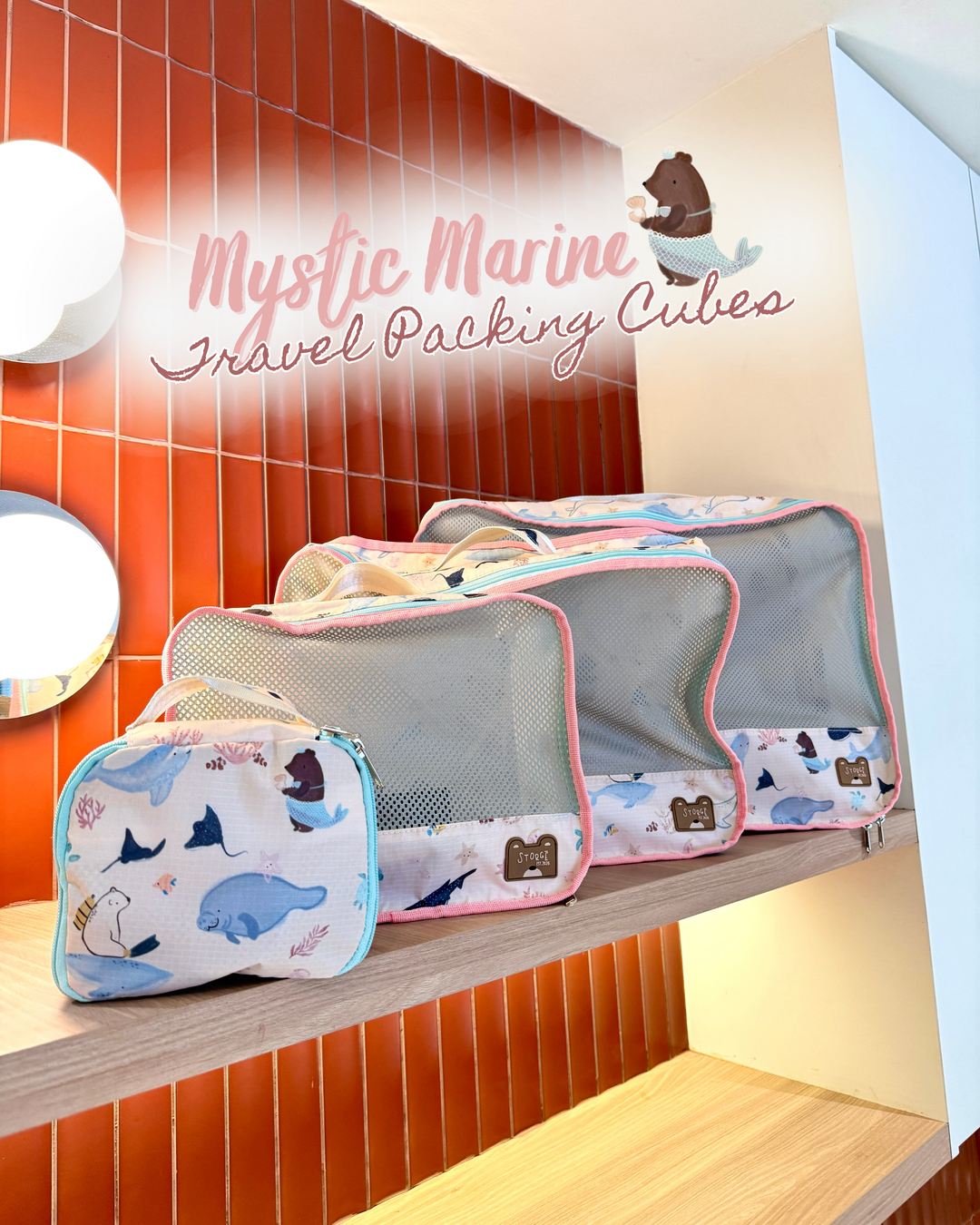 [PRE-ORDER] Mystic Marine Travel Packing Cubes