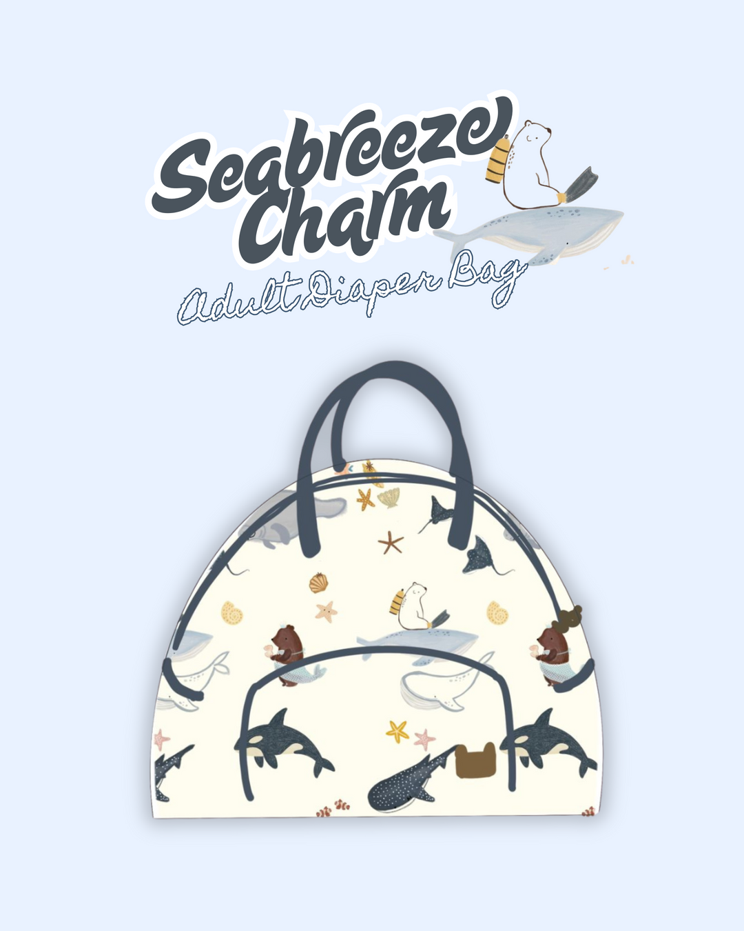 [PRE-ORDER] Seabreeze Charm Adult Diaper Bag
