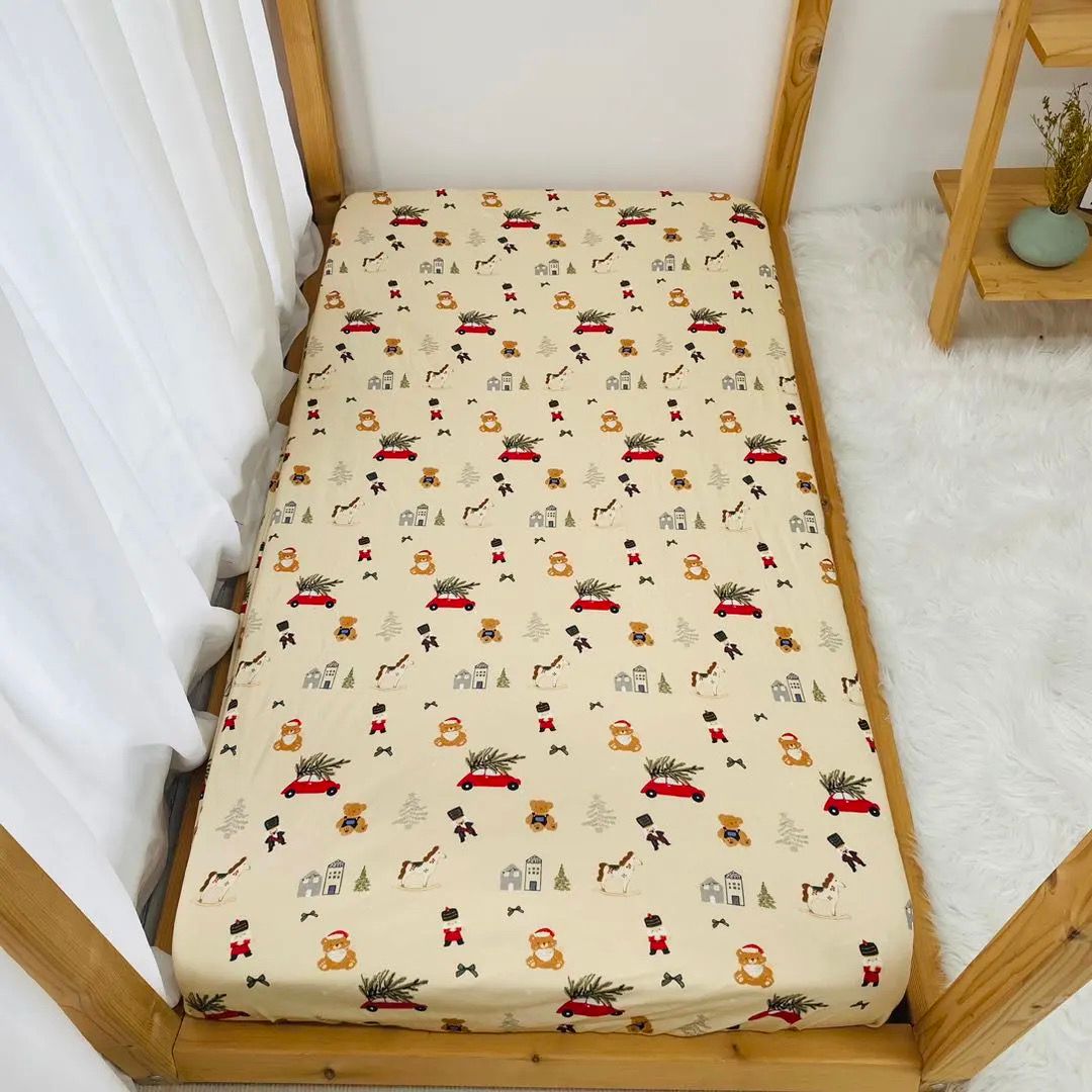 Christmas Cot Sheet