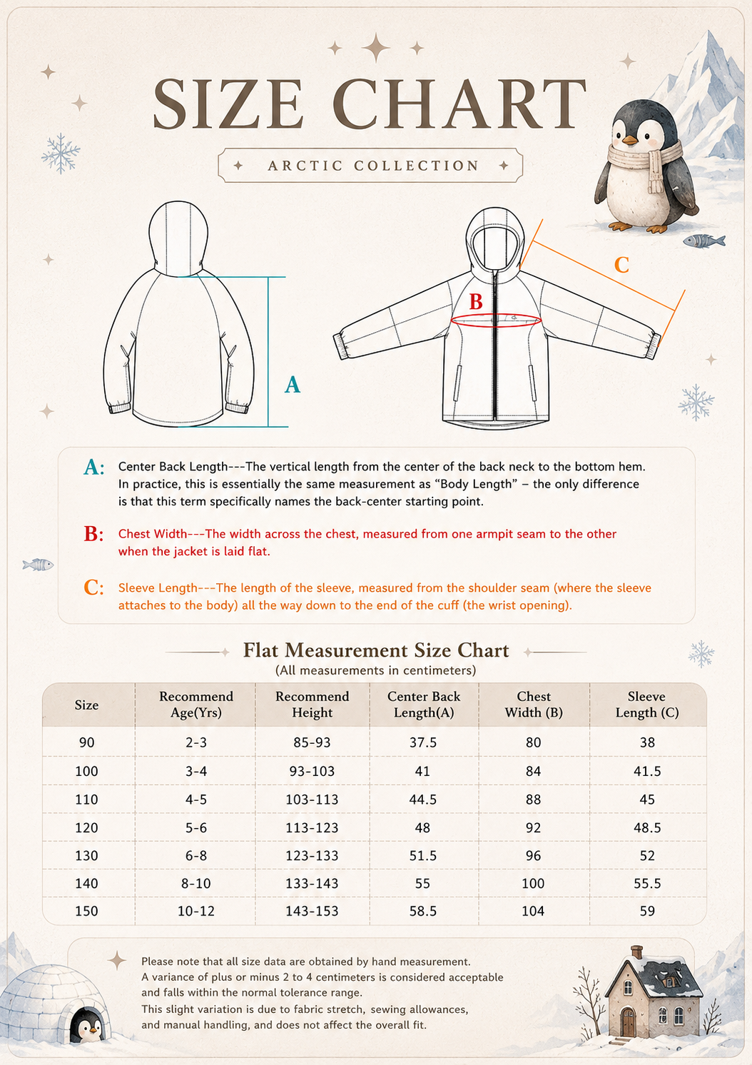 PREORDER Penguin Parade Winter Jacket